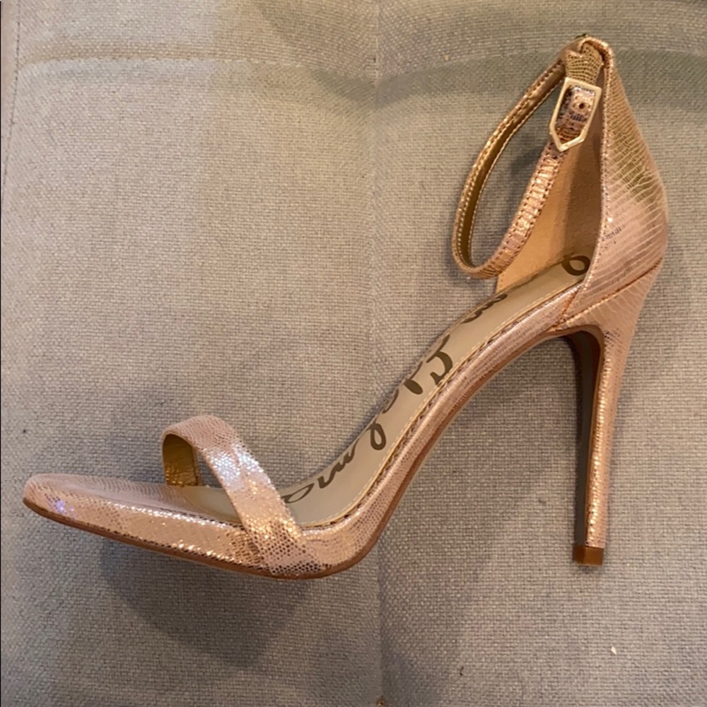 Sam Edelman rose gold ariella stilleto